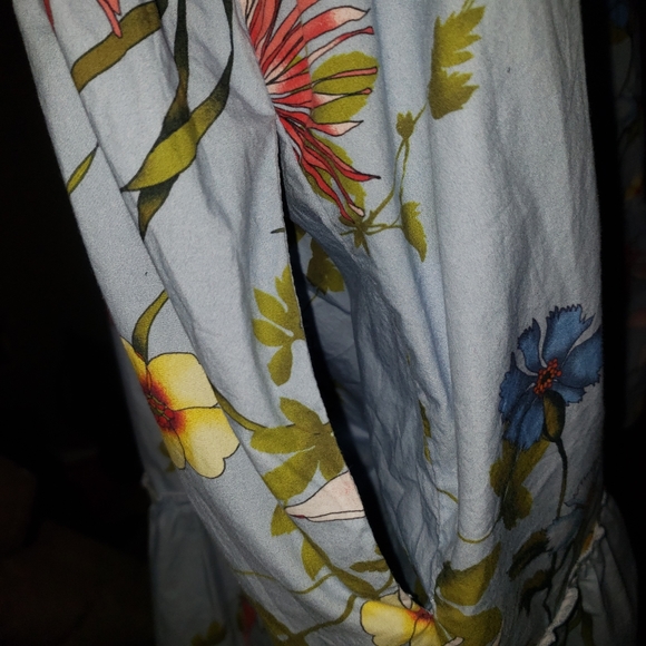 NICHOLAS water lily print spaghetti strap mini dress size 6 - Picture 8 of 10